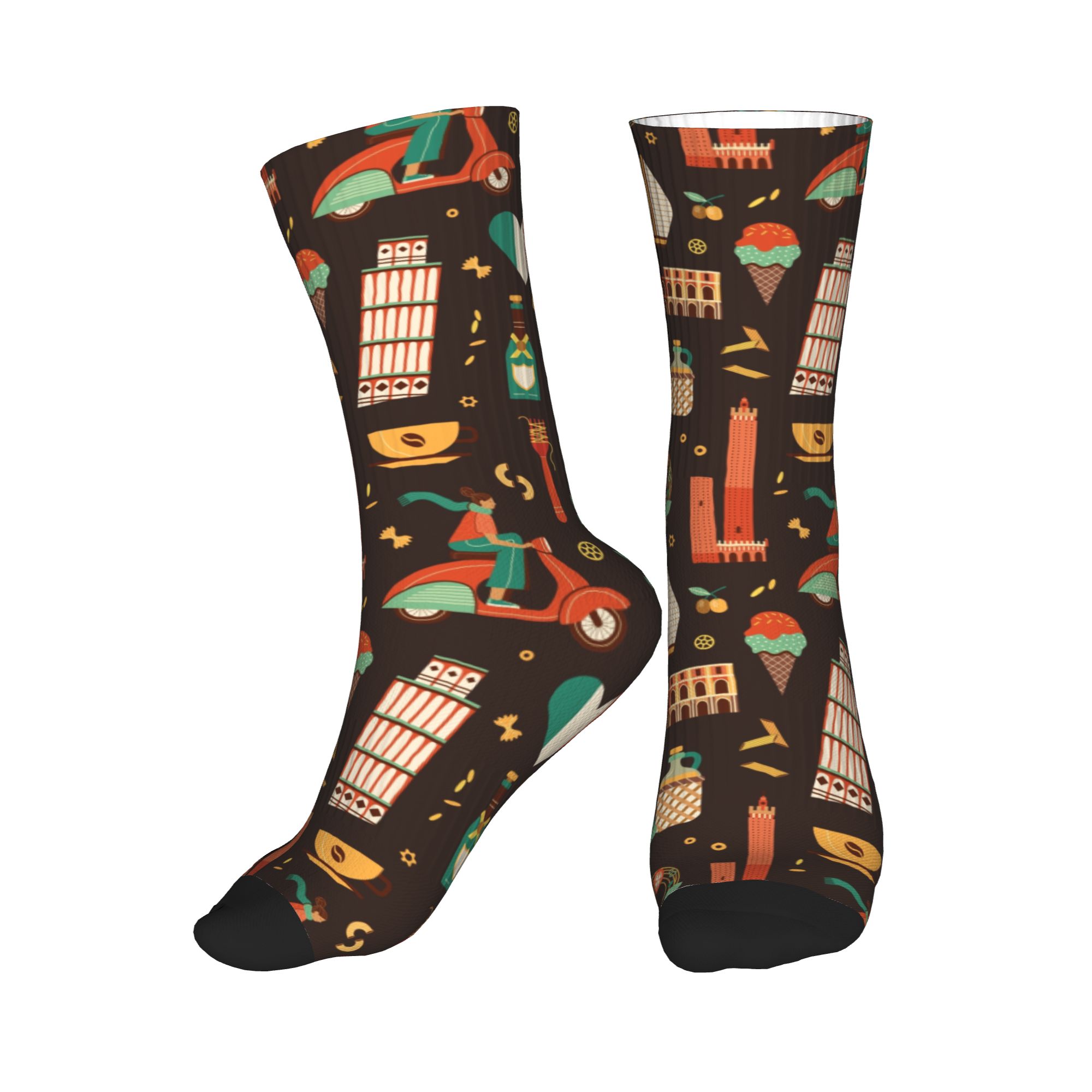 Dress Sock Men - İtalya Seyahati İtalyan Yemekleri Landmark Elbise
