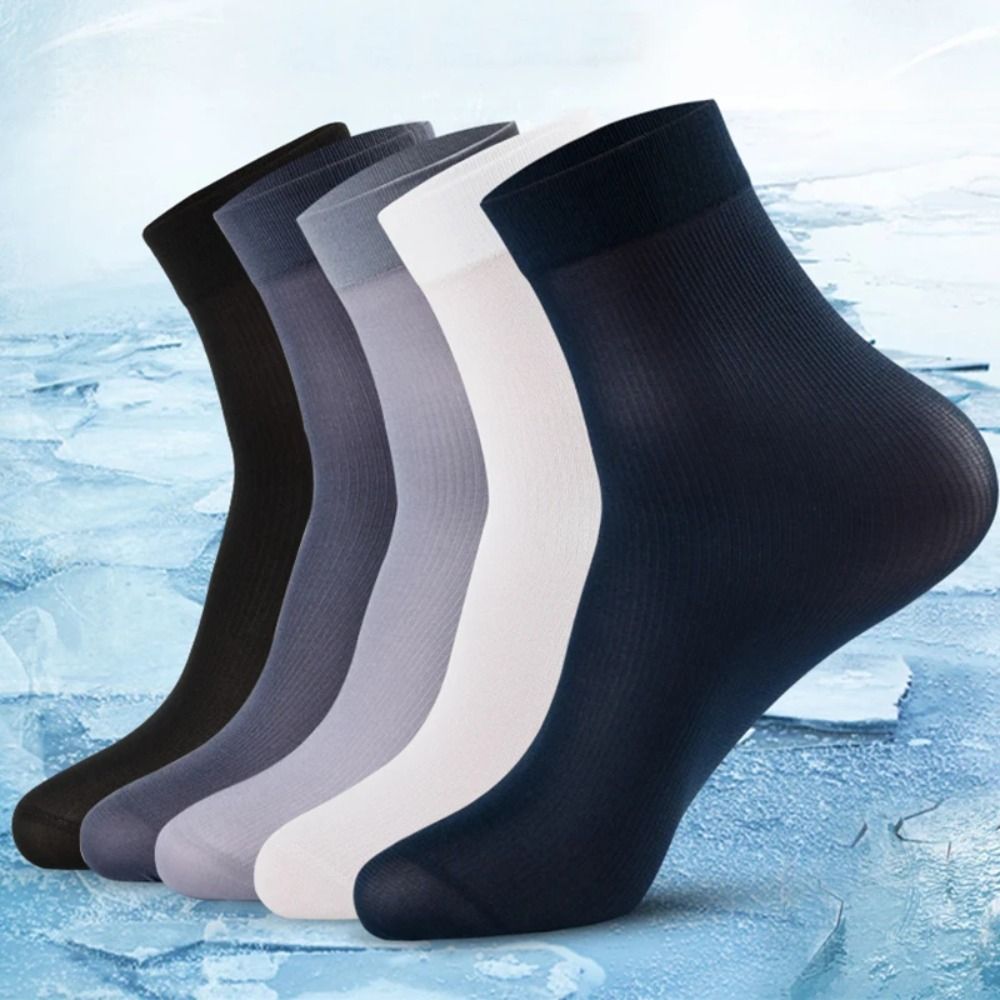 Silk Sock Bamboo - 10 çift Rahat Nefes Alabilen Erkek
