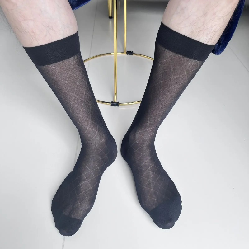 Erkek Şeffaf Uzun Çorap Seksi  - Dress Sock Men incelemesi ve fiyatı
