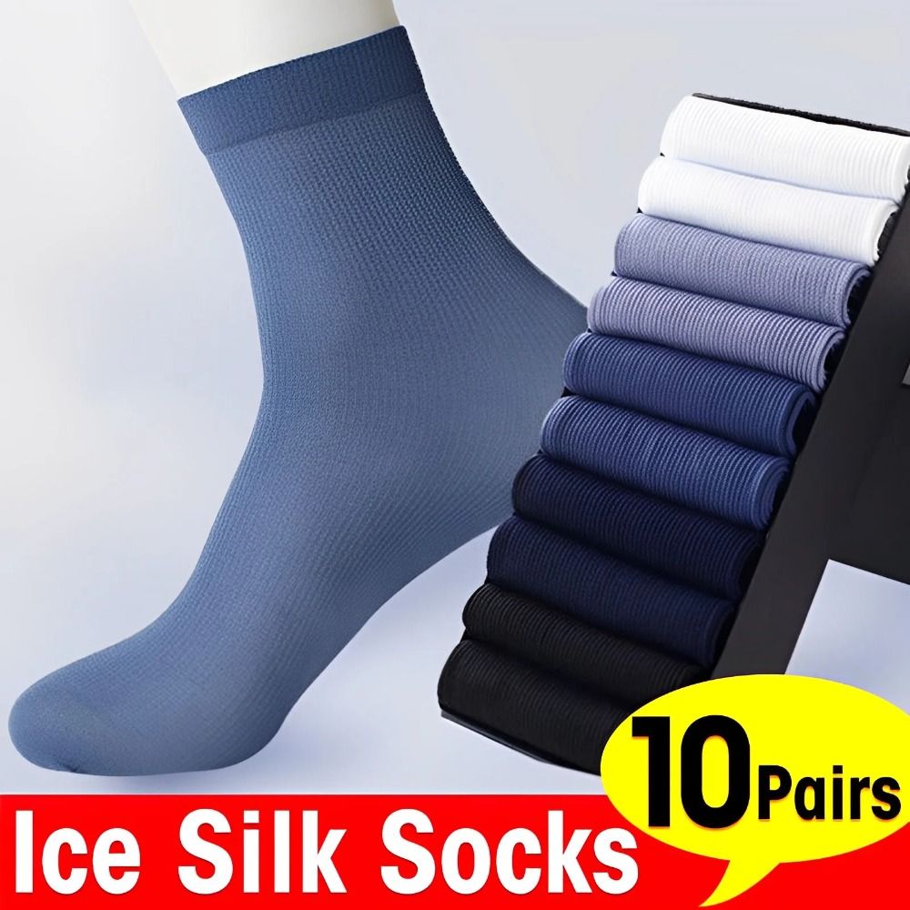 10 çift Moda Nefes Alabilen Er - Silk Sock Bamboo incelemesi ve fiyatı